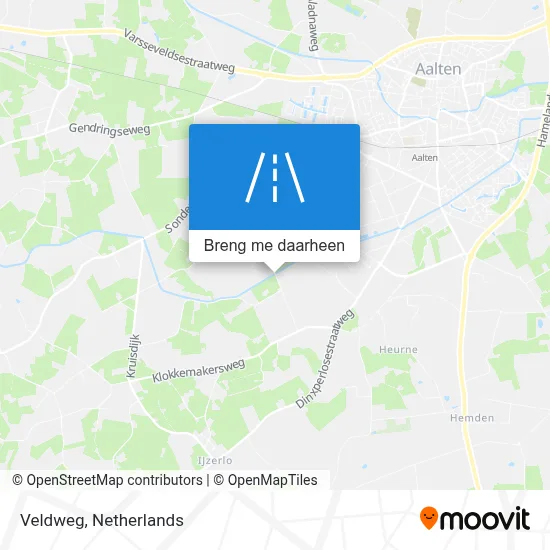 Veldweg kaart