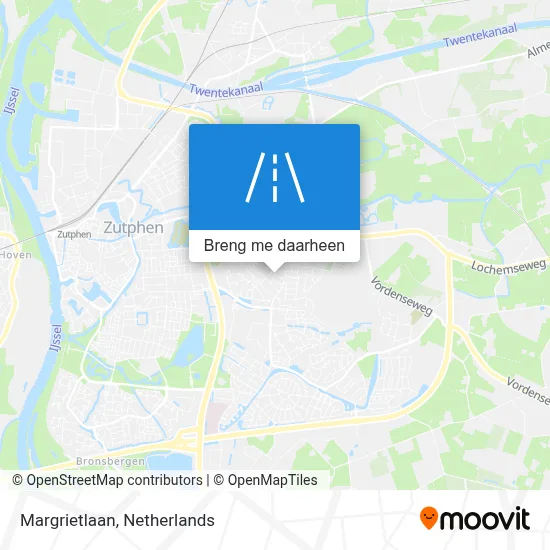 Margrietlaan kaart