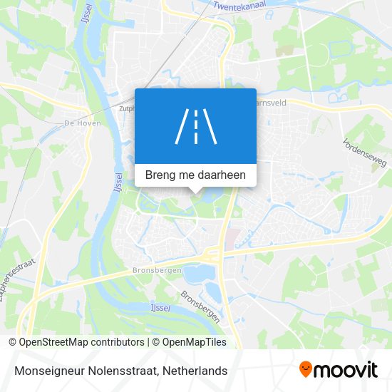 Monseigneur Nolensstraat kaart