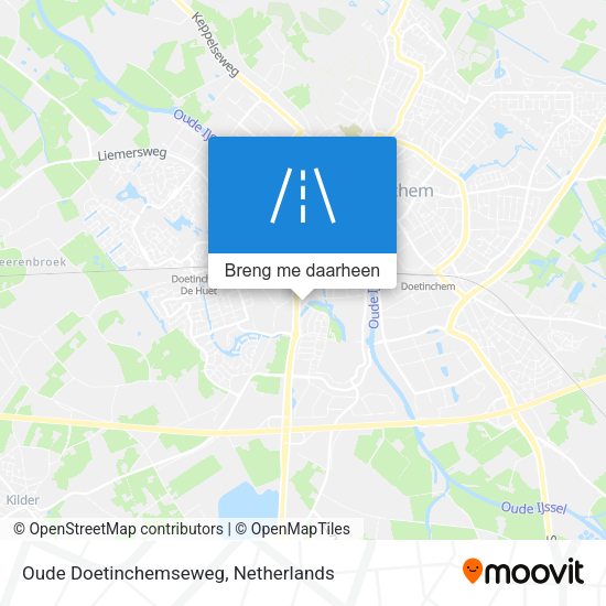 Oude Doetinchemseweg kaart