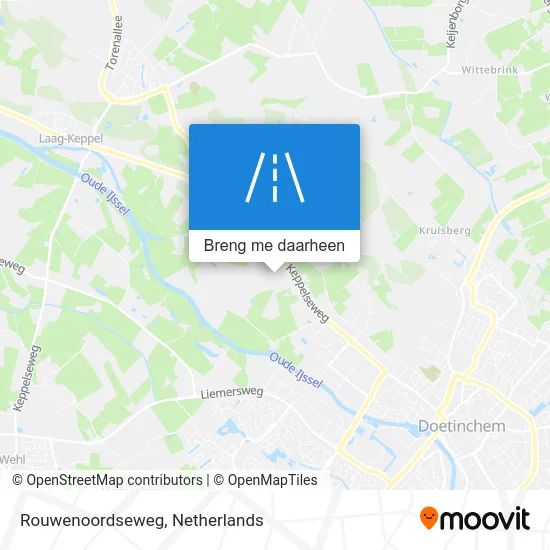 Rouwenoordseweg kaart