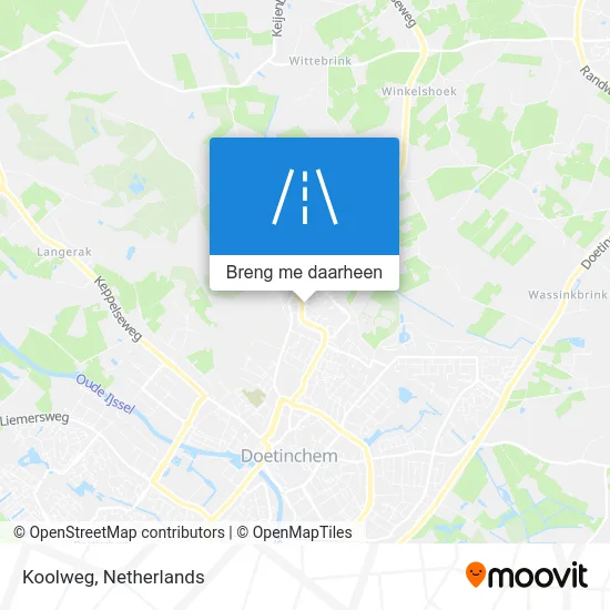 Koolweg kaart