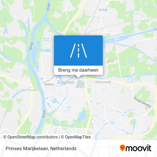 Prinses Marijkelaan kaart