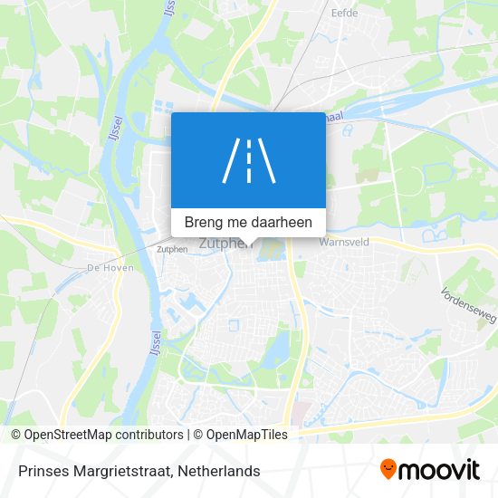 Prinses Margrietstraat kaart