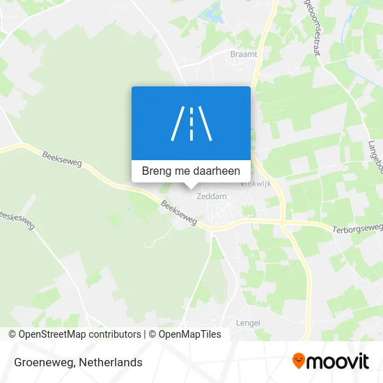 Groeneweg kaart