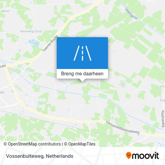 Vossenbulteweg kaart