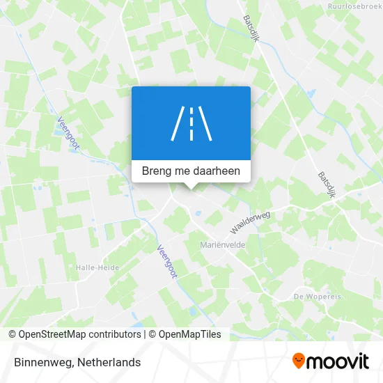 Binnenweg kaart