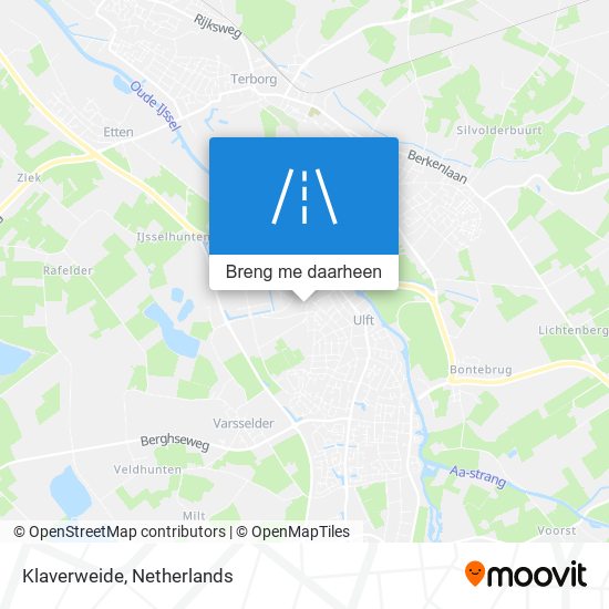 Klaverweide kaart