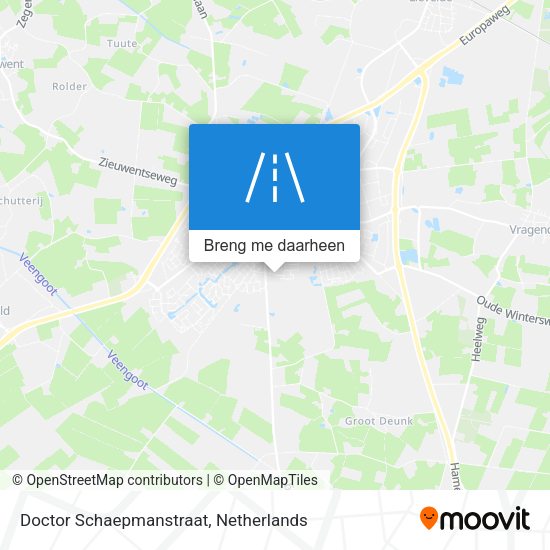 Doctor Schaepmanstraat kaart