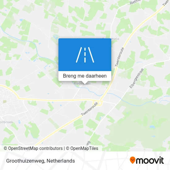 Groothuizenweg kaart