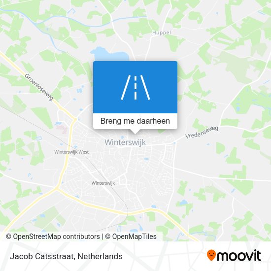Jacob Catsstraat kaart