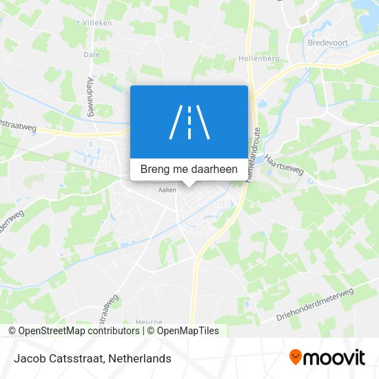 Jacob Catsstraat kaart