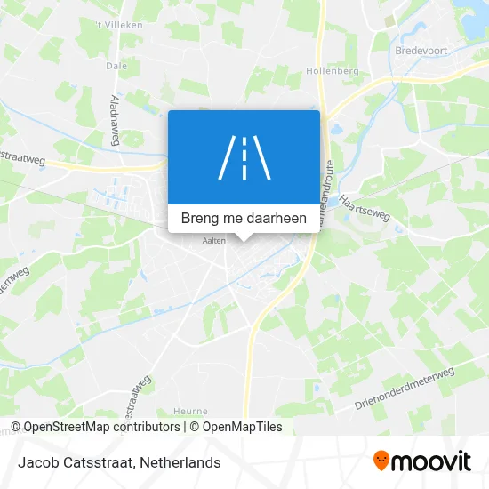 Jacob Catsstraat kaart