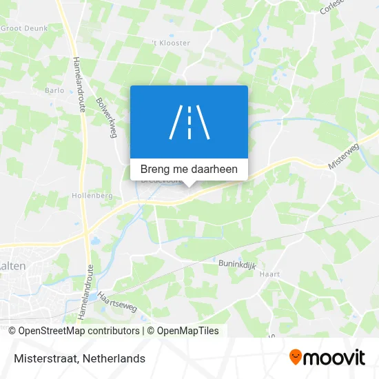 Misterstraat kaart
