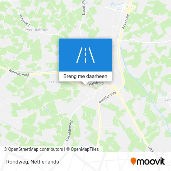Rondweg kaart