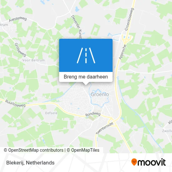Blekerij kaart