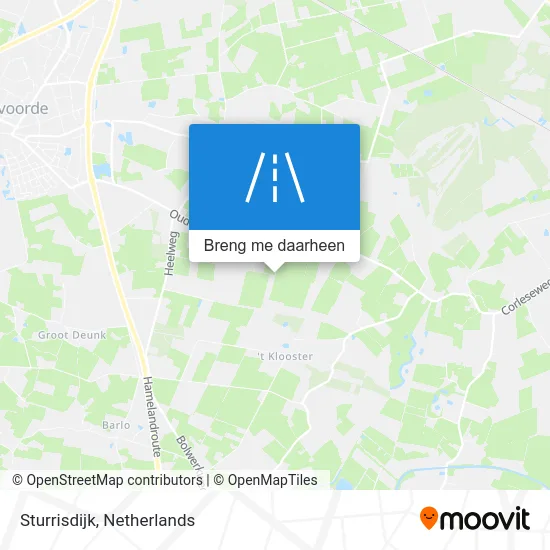 Sturrisdijk kaart
