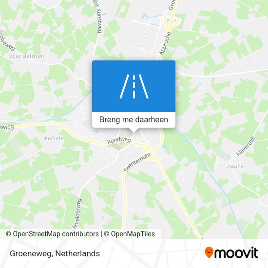 Groeneweg kaart