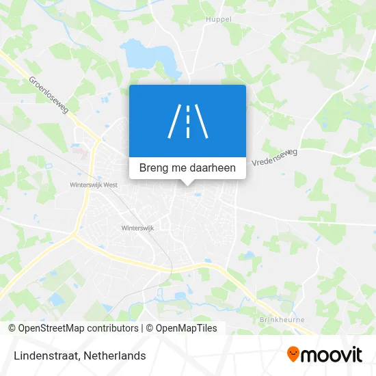 Lindenstraat kaart