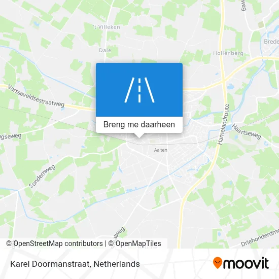 Karel Doormanstraat kaart