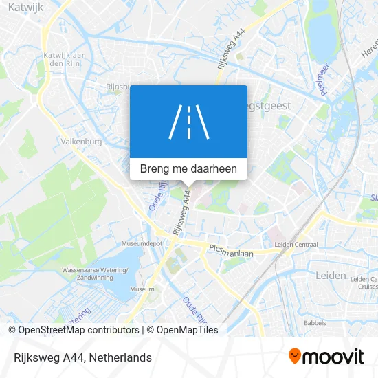 Rijksweg A44 kaart