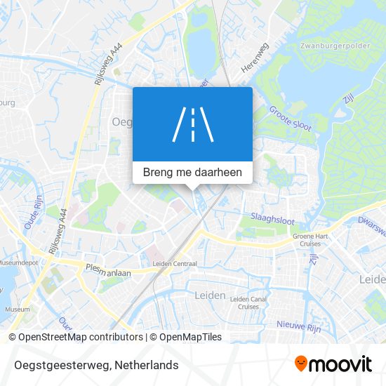 Oegstgeesterweg kaart