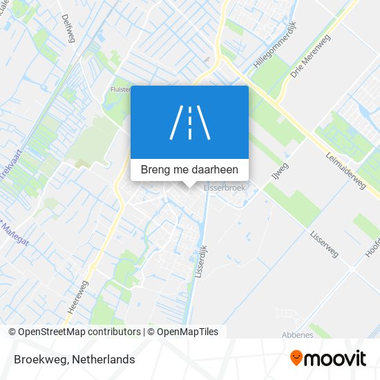 Broekweg kaart