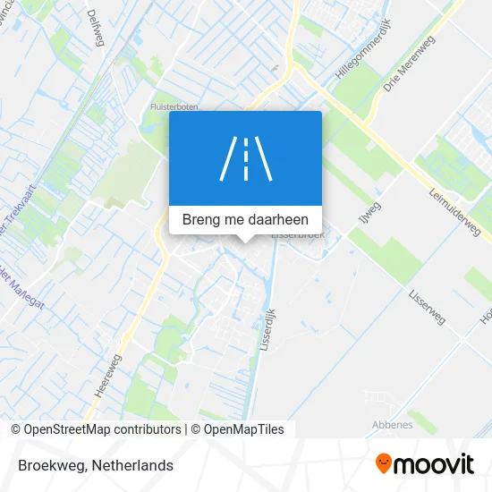 Broekweg kaart