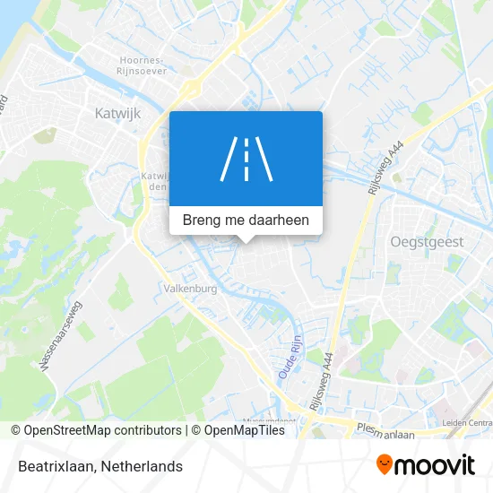 Beatrixlaan kaart