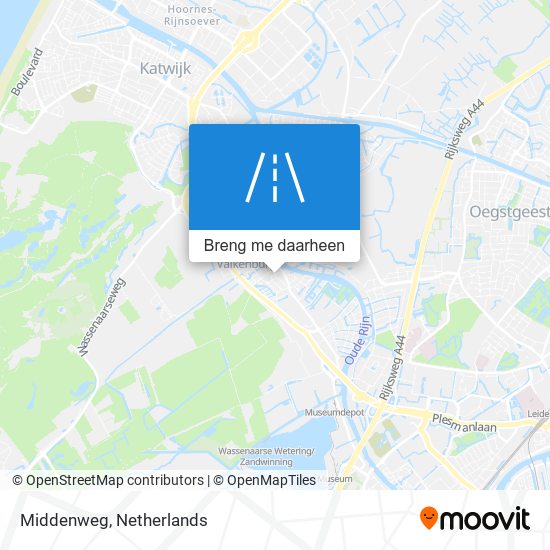 Middenweg kaart