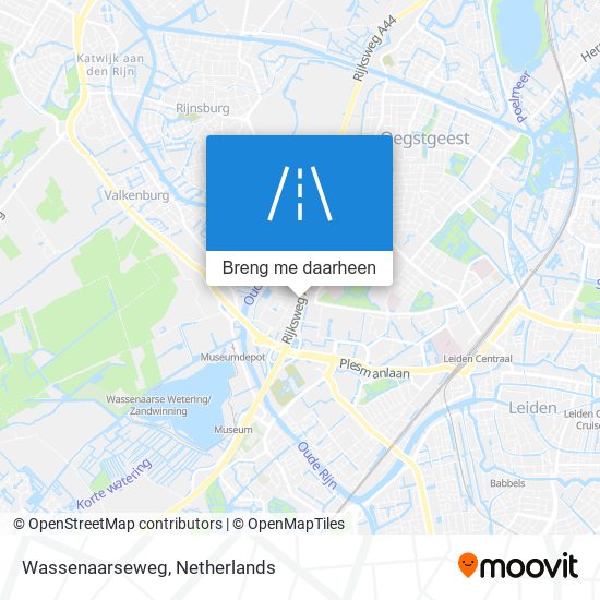 Wassenaarseweg kaart