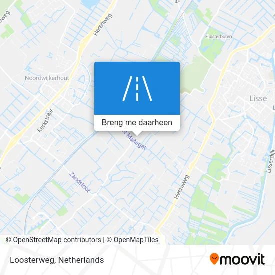 Loosterweg kaart