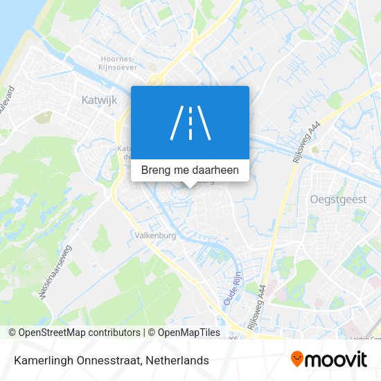 Kamerlingh Onnesstraat kaart