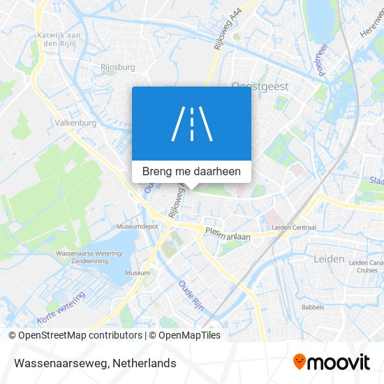 Wassenaarseweg kaart