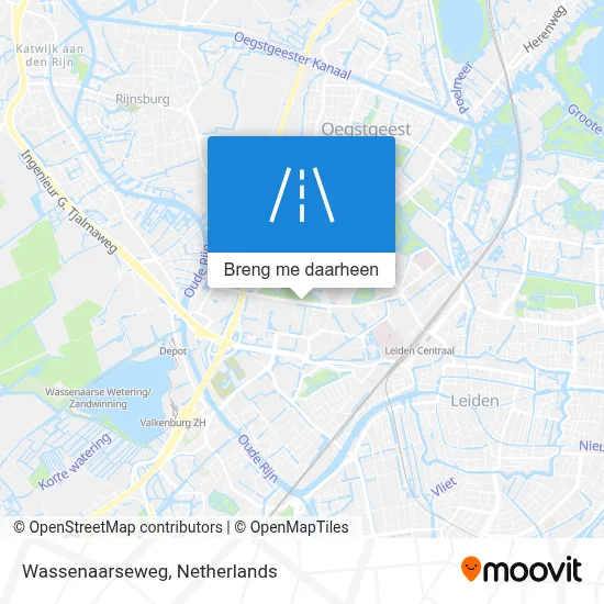 Wassenaarseweg kaart