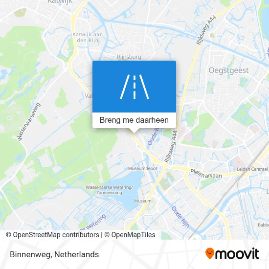 Binnenweg kaart