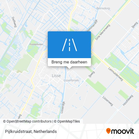 Pijlkruidstraat kaart