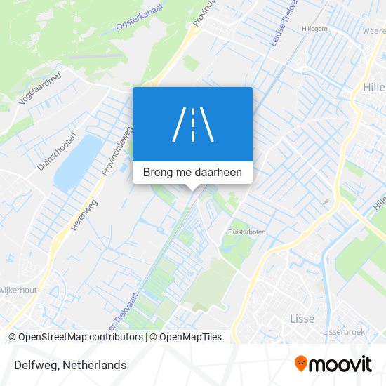 Delfweg kaart