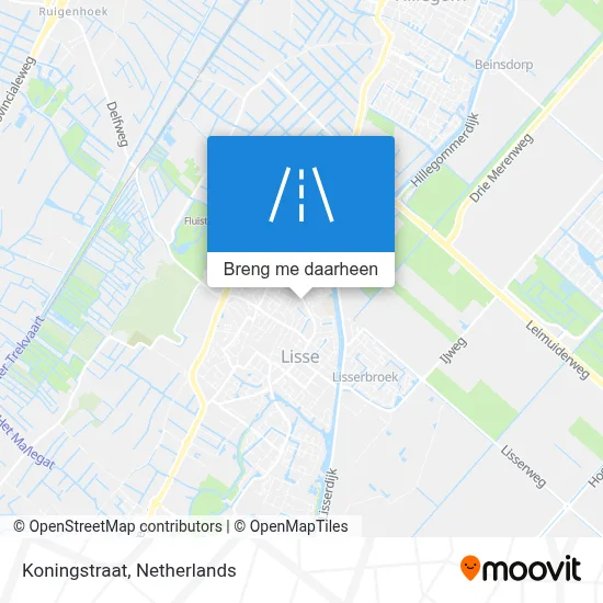 Koningstraat kaart