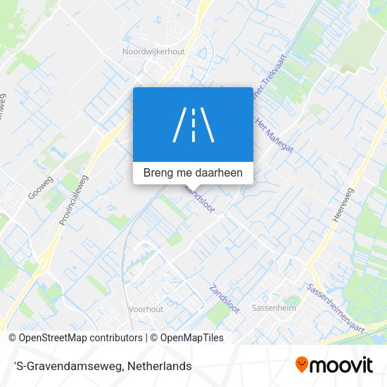 'S-Gravendamseweg kaart