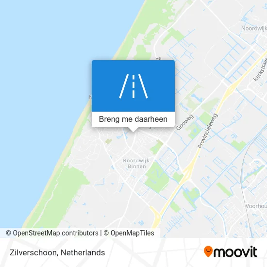 Zilverschoon kaart