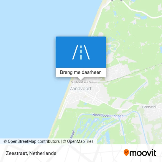 Zeestraat kaart