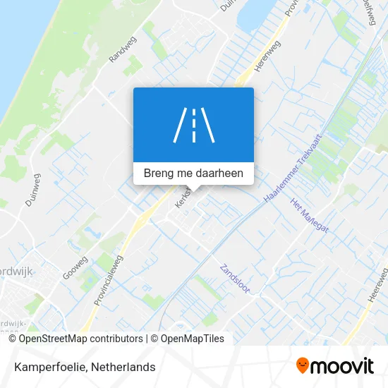 Kamperfoelie kaart