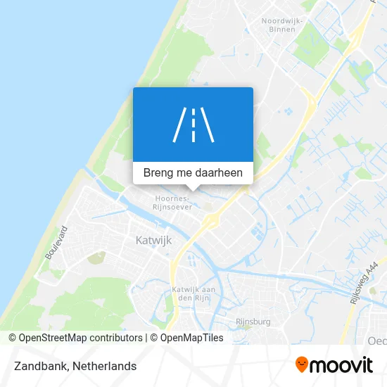 Zandbank kaart
