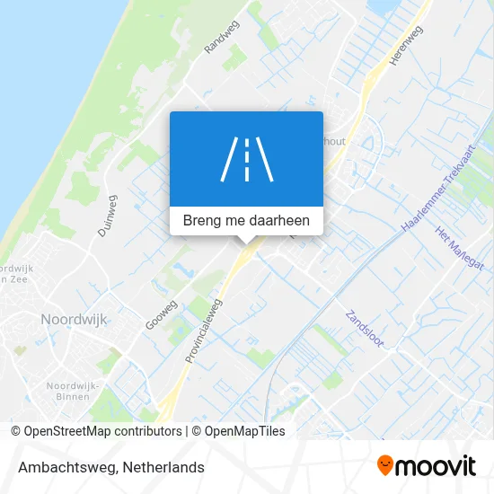 Ambachtsweg kaart