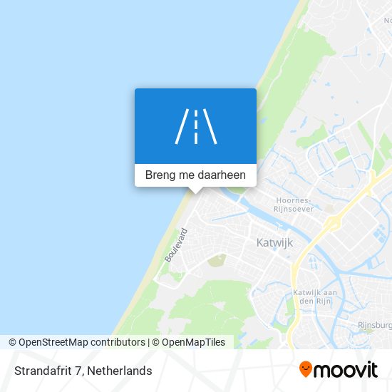 Strandafrit 7 kaart