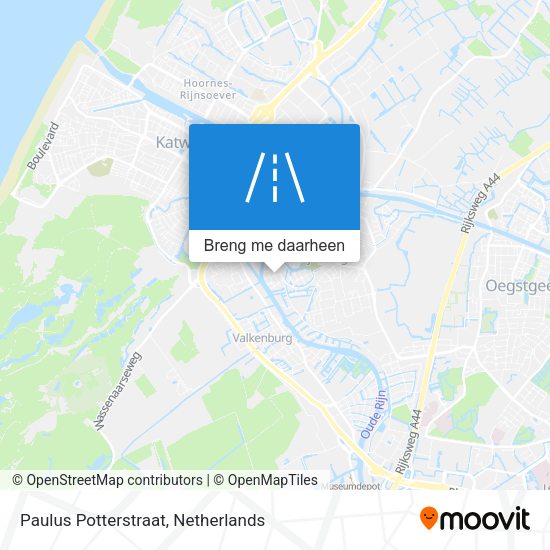 Paulus Potterstraat kaart