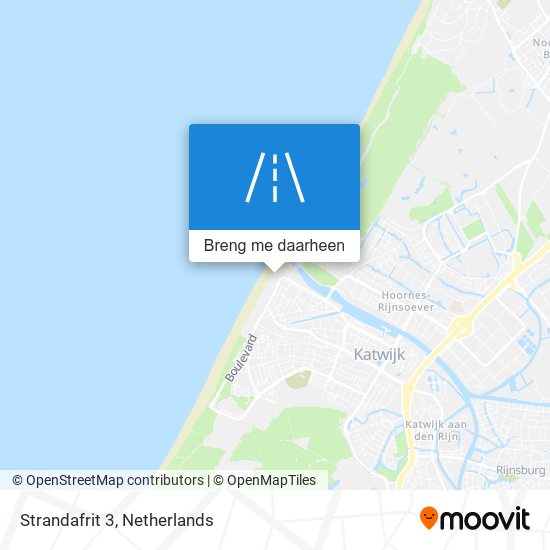 Strandafrit 3 kaart