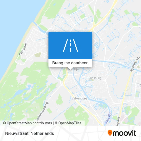 Nieuwstraat kaart