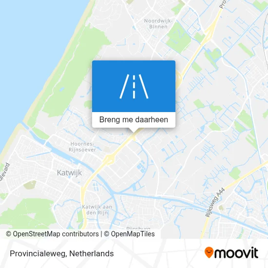 Provincialeweg kaart